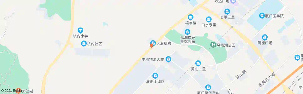 厦门坑内路口_公交站地图_厦门公交_妙搜公交查询2024