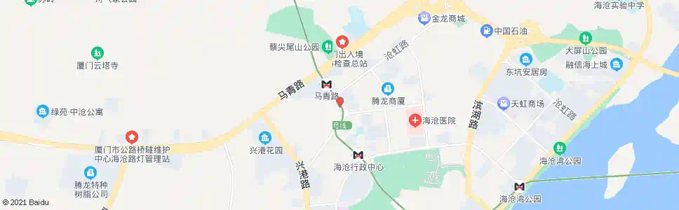 厦门海沧车场_公交站地图_厦门公交_妙搜公交查询2024