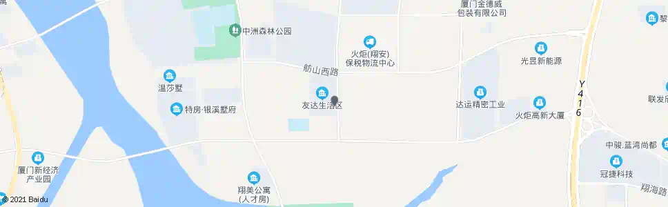 厦门友达工业园_公交站地图_厦门公交_妙搜公交查询2024