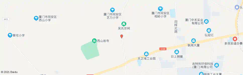 厦门西山岩大门_公交站地图_厦门公交_妙搜公交查询2024