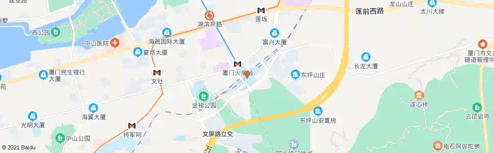 厦门路下_公交站地图_厦门公交_妙搜公交查询2024