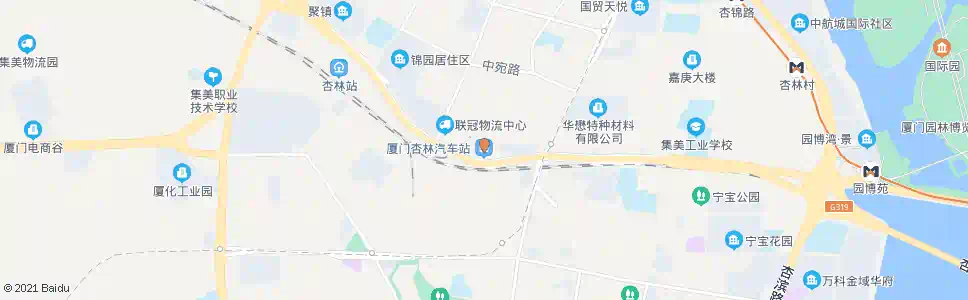 厦门杏林长途车站_公交站地图_厦门公交_妙搜公交查询2024