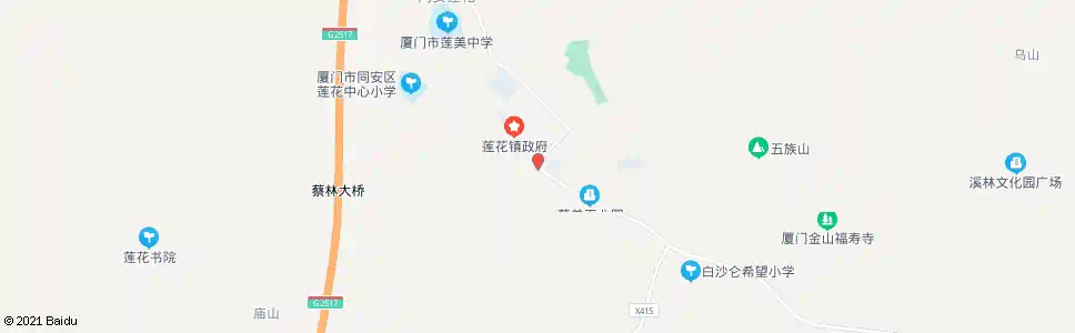 厦门莲花工业区_公交站地图_厦门公交_妙搜公交查询2024