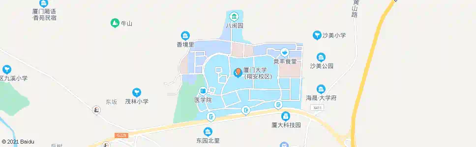 厦门厦大翔安校区_公交站地图_厦门公交_妙搜公交查询2024