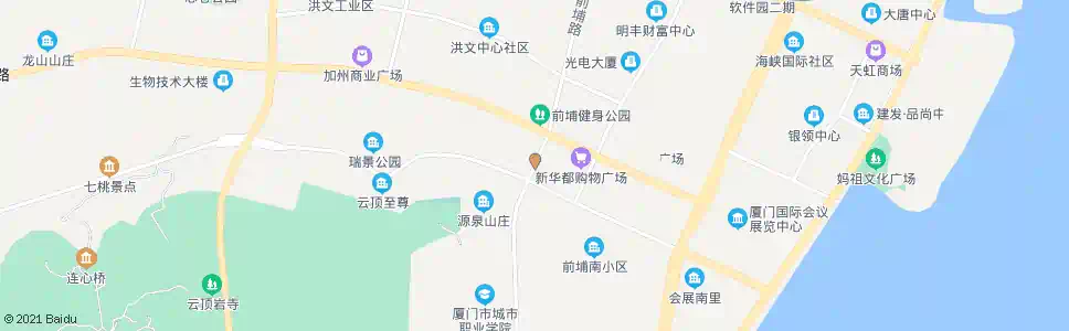 厦门华林花园_公交站地图_厦门公交_妙搜公交查询2024