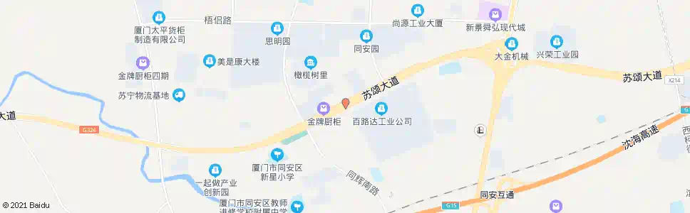 厦门同明南路_公交站地图_厦门公交_妙搜公交查询2024