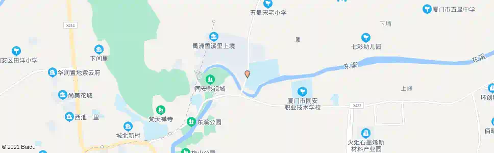 厦门东海学院_公交站地图_厦门公交_妙搜公交查询2024