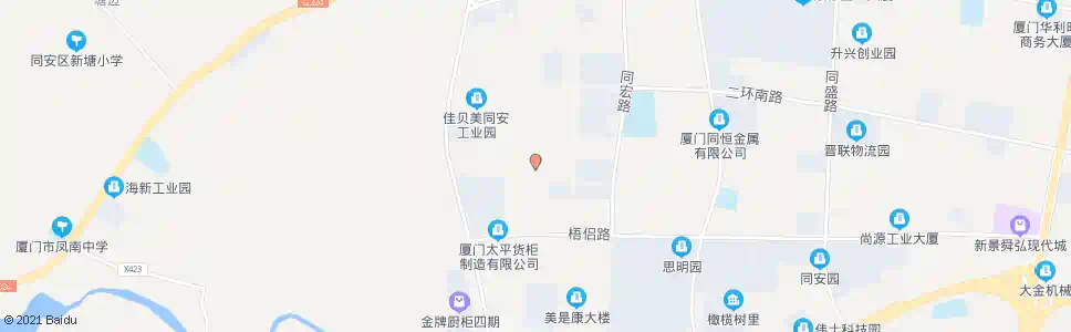 厦门同福2路_公交站地图_厦门公交_妙搜公交查询2024