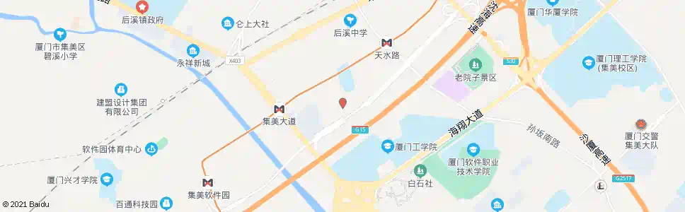 厦门崎坑桥_公交站地图_厦门公交_妙搜公交查询2024