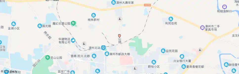 漳州岱山村_公交站地图_漳州公交_妙搜公交查询2024