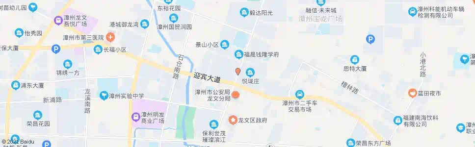 漳州福隆城_公交站地图_漳州公交_妙搜公交查询2024