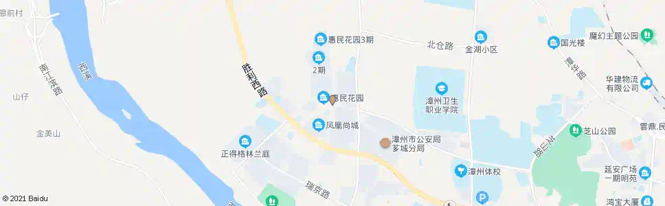 漳州惠民花园_公交站地图_漳州公交_妙搜公交查询2024