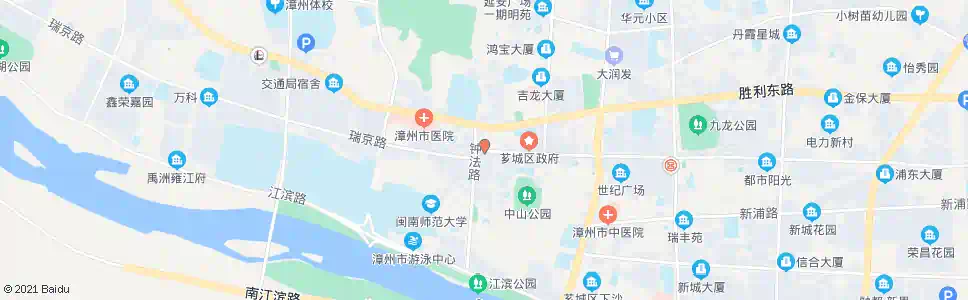 漳州芗江花园_公交站地图_漳州公交_妙搜公交查询2024