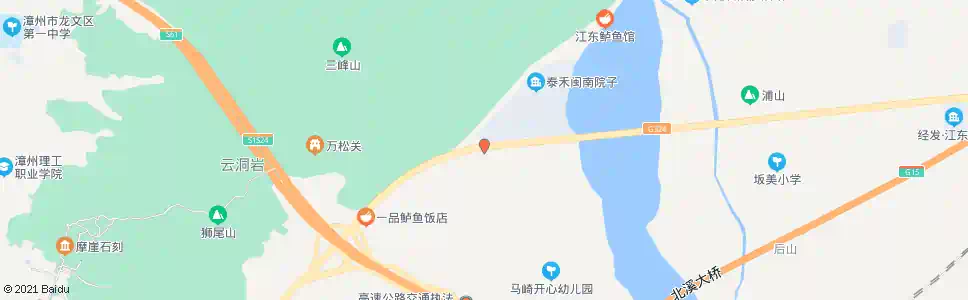 漳州马崎村(G324)_公交站地图_漳州公交_妙搜公交查询2024