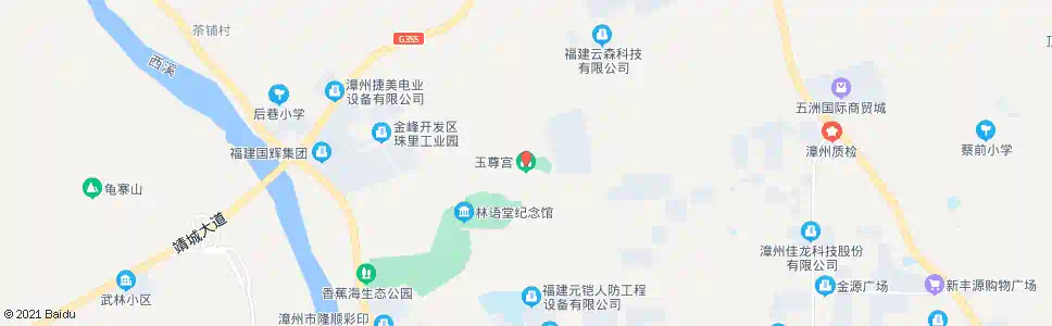 漳州玉尊宫路口_公交站地图_漳州公交_妙搜公交查询2024