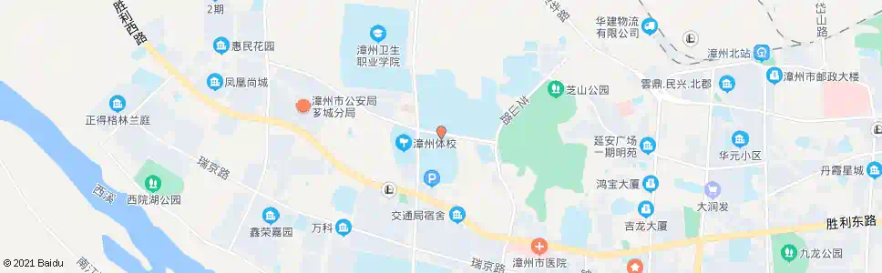 漳州体育中心(漳大)_公交站地图_漳州公交_妙搜公交查询2024