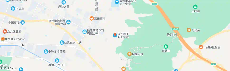 漳州理工学院_公交站地图_漳州公交_妙搜公交查询2024