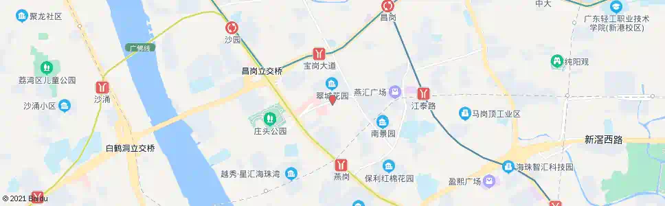 广州珠江医院总站_公交站地图_广州公交_妙搜公交查询2024