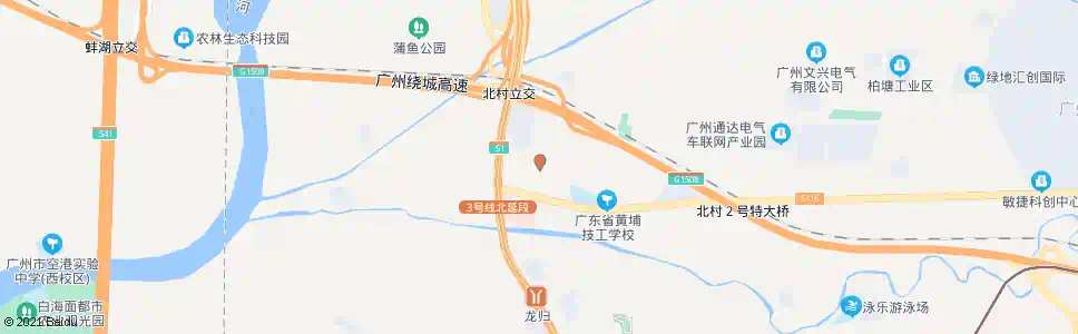 广州平北村委_公交站地图_广州公交_妙搜公交查询2024