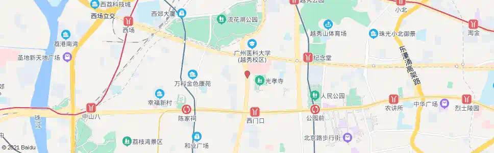 广州人民北路_公交站地图_广州公交_妙搜公交查询2024