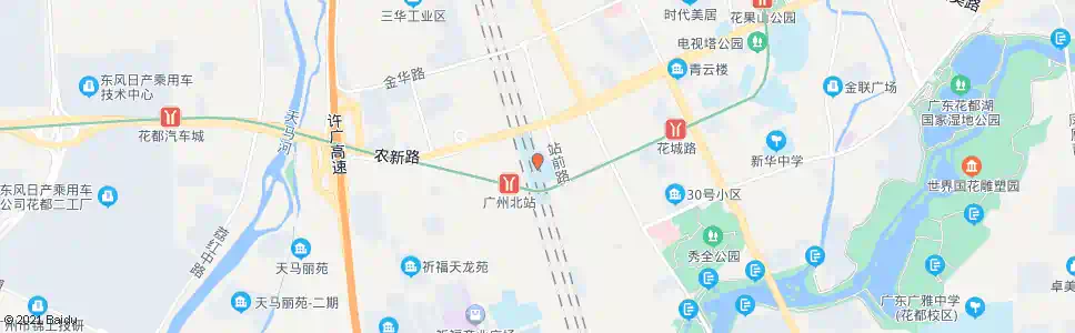 广州大沥城区北_公交站地图_广州公交_妙搜公交查询2024