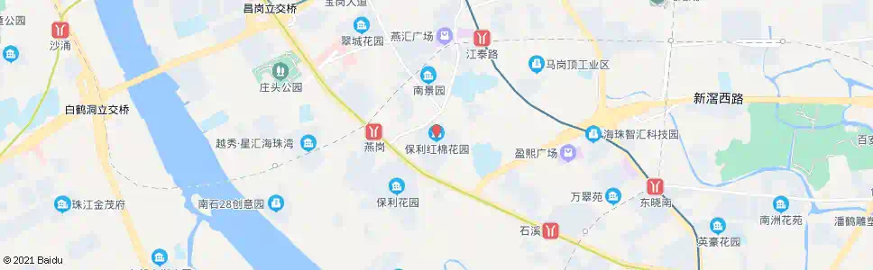 广州保利红棉花园_公交站地图_广州公交_妙搜公交查询2024