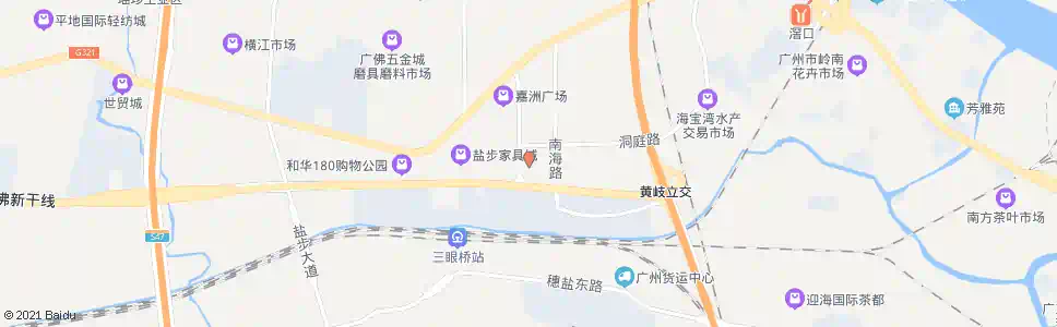 广州洞庭路(碧翠华庭)_公交站地图_广州公交_妙搜公交查询2024