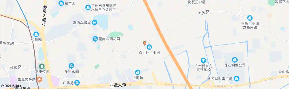 广州傍江东村_公交站地图_广州公交_妙搜公交查询2024