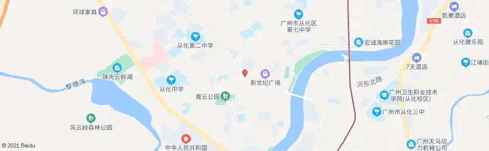 广州富逸华庭_公交站地图_广州公交_妙搜公交查询2024