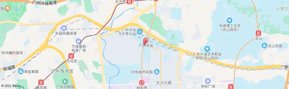 广州迎宾大道东_公交站地图_广州公交_妙搜公交查询2024