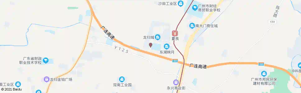 广州钟永路(龙归中学)_公交站地图_广州公交_妙搜公交查询2024