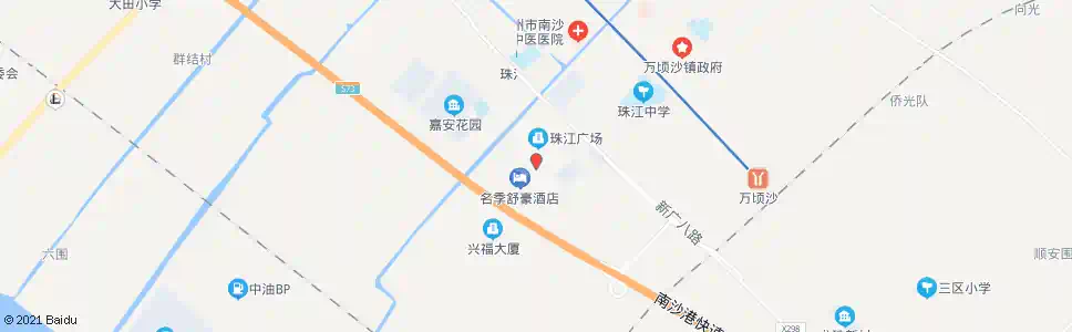 广州珠江西一路_公交站地图_广州公交_妙搜公交查询2024