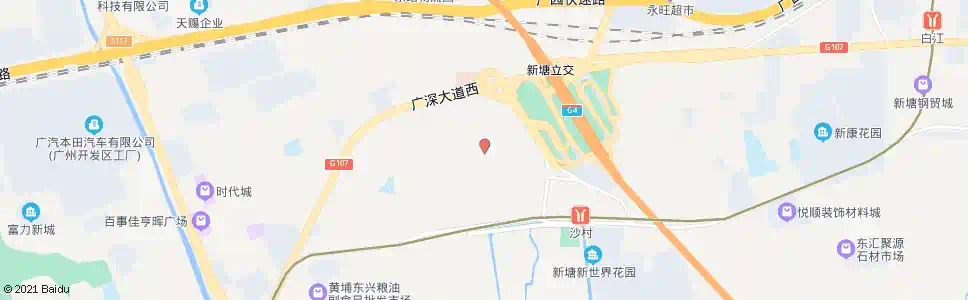 广州范沙村_公交站地图_广州公交_妙搜公交查询2024