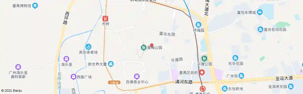 广州颐养院_公交站地图_广州公交_妙搜公交查询2024