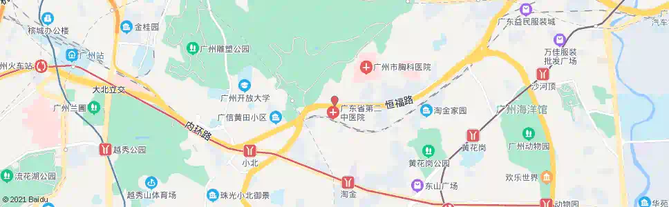 广州恒福路总站_公交站地图_广州公交_妙搜公交查询2024