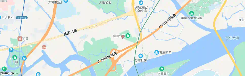 广州北山公园_公交站地图_广州公交_妙搜公交查询2024