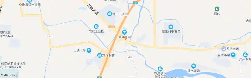 广州大塘中学_公交站地图_广州公交_妙搜公交查询2024