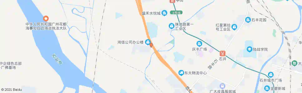 广州庆槎路北_公交站地图_广州公交_妙搜公交查询2024