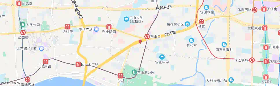 广州金城大厦_公交站地图_广州公交_妙搜公交查询2024