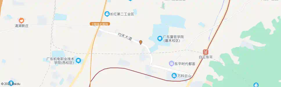 广州武警广州指挥学院正门_公交站地图_广州公交_妙搜公交查询2024