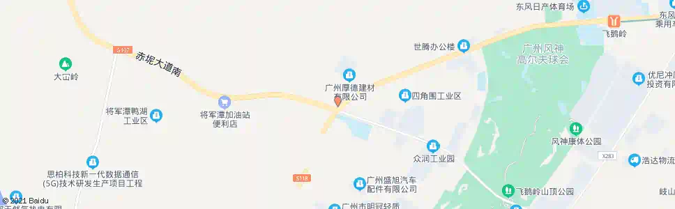 广州四角围_公交站地图_广州公交_妙搜公交查询2024