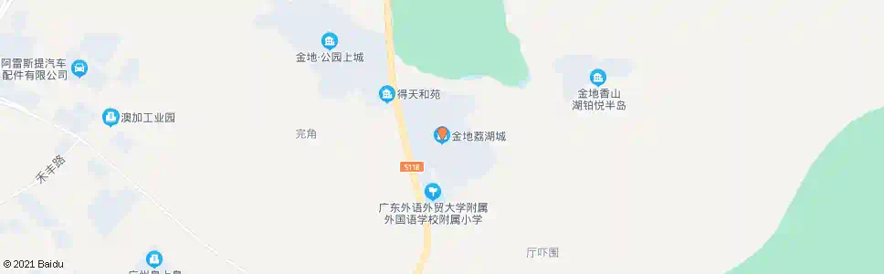 广州金地荔湖城_公交站地图_广州公交_妙搜公交查询2024