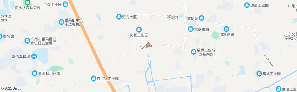 广州沙涌村(市莲路)_公交站地图_广州公交_妙搜公交查询2024