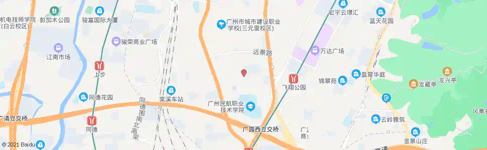 广州心谊路_公交站地图_广州公交_妙搜公交查询2024