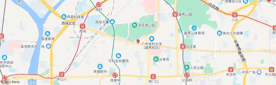 广州市少年宫_公交站地图_广州公交_妙搜公交查询2024