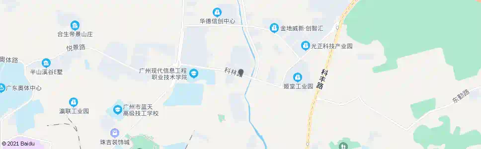 广州科林路中_公交站地图_广州公交_妙搜公交查询2024