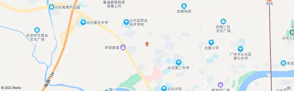 广州旺城市场_公交站地图_广州公交_妙搜公交查询2024