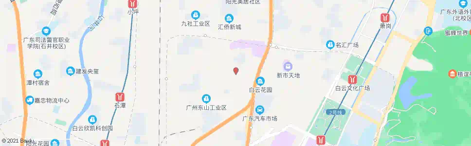 广州新市新街东_公交站地图_广州公交_妙搜公交查询2024