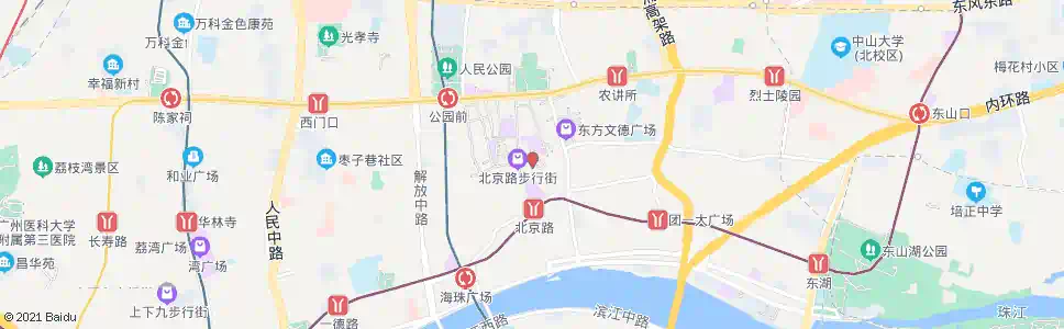 广州北京路口_公交站地图_广州公交_妙搜公交查询2024