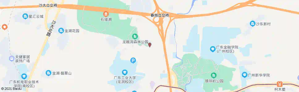 广州龙眼洞森林公园_公交站地图_广州公交_妙搜公交查询2024